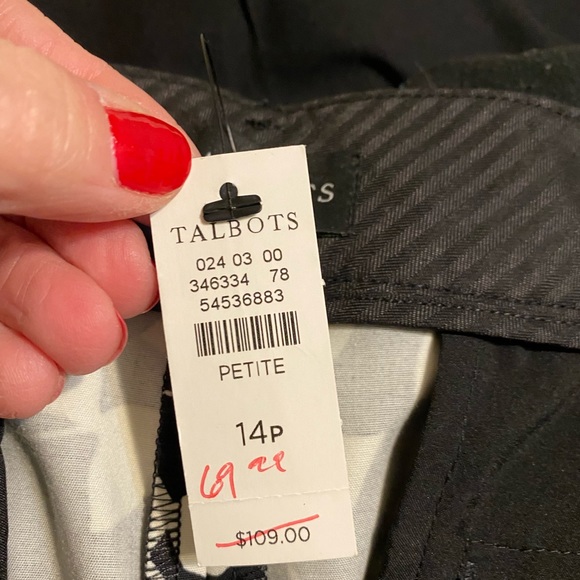 Talbots hampshire ankle pant petite - Picture 3 of 4